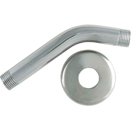 LDR INDUSTRIES 2410C Chrome Shower Arm With Flange 165636